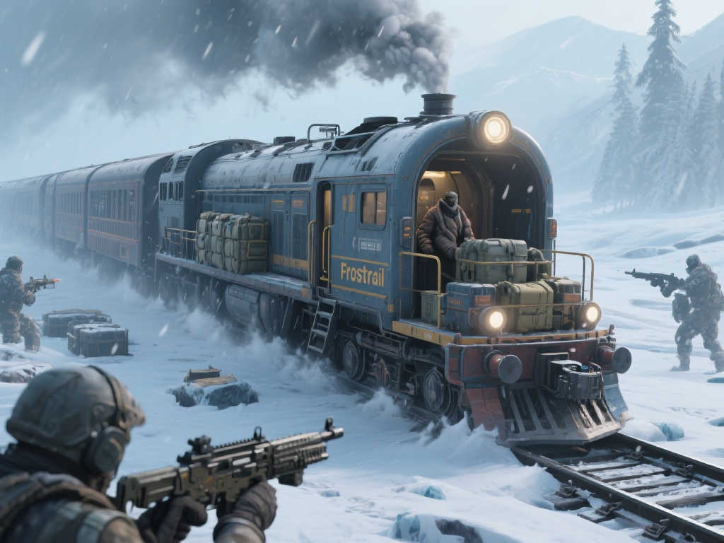 生存挑战《冰原轨道 Frostrail》:火车成为生命最后庇护 生存挑战《冰原轨道 Frostrail》:火车成为生命最后庇护