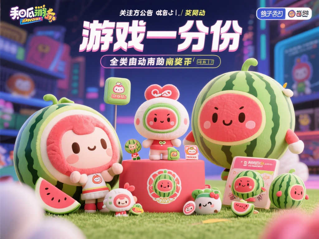 《西瓜游戏》一番赏上线！超萌周边商品让人爱不释手